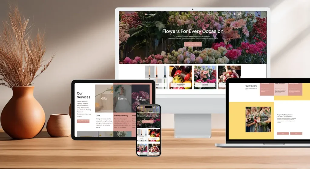 website design for florist by askcraft web design rickmansworth
